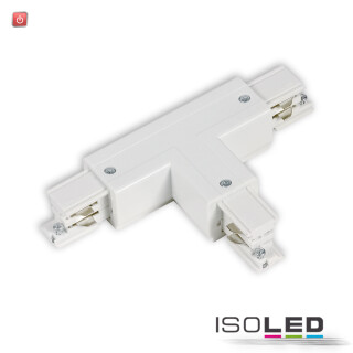 ISO114330 / 3-Phasen S1 T-Verbinder N-Leiter rechts, Schutzleiter links, weiß / 9009377076220