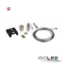 ISO114335 / 3-Phasen S1 Seilabhängung mit Rutschklemme, 10-200cm schwarz / 9009377076329