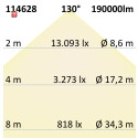 ISO114628 / LED Flutlicht 1.350W, 130x25°...