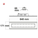 ISO114355 / LED Hallenleuchte Linear SK 100W, IK10, IP65, neutralweiß, 30°, 1-10V dimmbar / 9009377076695