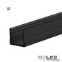 ISO114358 / LED Aufbauprofil SURF8 Aluminium schwarz RAL 9005, 200cm / 9009377076732