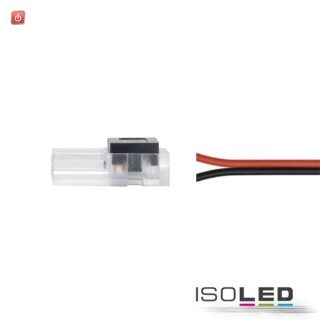 ISO114374 / Clip-Kabelanschluss (max. 5A) für 2-pol. IP20 Flexstripes mit Breite 10mm und Pitch-Abstand >7mm / 9009377077098