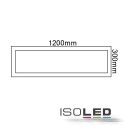 ISO112082 / Aufbaurahmen f&uuml;r LED Panel 300x1200...