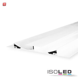 ISO114111 / LED Trockenbau-Leuchtenprofil Double Curve, weiß RAL 9010 200cm / 9009377071621