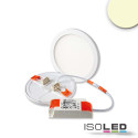 ISO114112 / LED Downlight Flex 8W, prismatisch, 120°, Lochausschnitt 50-100mm, warmweiß, dimmbar / 9009377071652