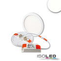 ISO114113 / LED Downlight Flex 8W, prismatisch, 120°, Lochausschnitt 50-100mm neutralweiß, dimmbar / 9009377071676