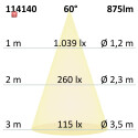 ISO114140 / LED Einbaustrahler Sys-68, 10W, IP65, neutralweiß, Push oder Dali-dimmbar (exkl. Cover) / 9009377072789