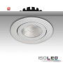 ISO114143 / LED Einbaustrahler, weiß, 8W, 36°, rund, warmweiß, IP65, dimmbar / 9009377072840