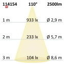 ISO114154 / LED Fluter Prismatic 20W, neutralweiß, anthrazit, IP66 / 9009377073083
