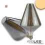 ISO114167 / E27 Vintage Line LED Dekobirne 150, 6W ultrawarmweiß, Glas smoky, dimmbar / 9009377073311