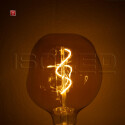 ISO114168 / E27 Vintage Line LED Dekobirne 125, 4W ultrawarmweiß, Glas amber, dimmbar / 9009377073335