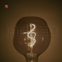 ISO114169 / E27 Vintage Line LED Dekobirne 125, 4W ultrawarmweiß, Glas smoky, dimmbar / 9009377073359