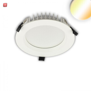 ISO114193 / LED Downlight UGR<19, 25W, rund, DN190, CRI90, Colorswitch 3000K|3500K|4000K, dimmbar / 9009377073731