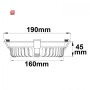 ISO114193 / LED Downlight UGR<19, 25W, rund, DN190, CRI90, Colorswitch 3000K|3500K|4000K, dimmbar / 9009377073731