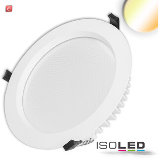 ISO114195 / LED Downlight UGR<19, 35W, rund, DN280, CRI90, Colorswitch 3000K|3500K|4000K, dimmbar / 9009377073786