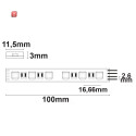 ISO113901 / LED AQUA RGB+WW Flexband, 24V, 19W, IP67, 4in1 chip / 9009377065873