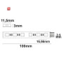 ISO113901 / LED AQUA RGB+WW Flexband, 24V, 19W, IP67, 4in1 chip / 9009377065873