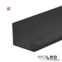 ISO113911 / LED Trockenbauprofil Schattenfuge 8, schwarz eloxiert RAL 9005 200cm / 9009377066160