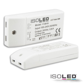 ISO113919 / LED Trafo 24V/DC, 0-30W, kompakt, SELV / 9009377066511
