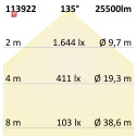 ISO113922 / LED Fluter SMD 200W, 75°*135°, neutralweiß, IP66, 1-10V dimmbar / 9009377066696