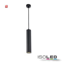 ISO114217 / Pendelleuchte 300 GU10, rund, schwarz, exkl....