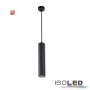 ISO114217 / Pendelleuchte 300 GU10, rund, schwarz, exkl. Leuchtmittel / 9009377074127