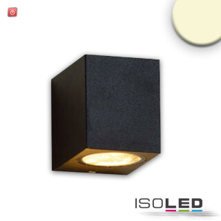 ISO113982 / Wandleuchte 1xGU10, IP54, sandschwarz, exkl. Leuchtmittel / 9009377068010