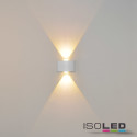 ISO113984 / LED Wandleuchte Up&Down 2*2W CREE, IP54, sandweiß, warmweiß / 9009377068065