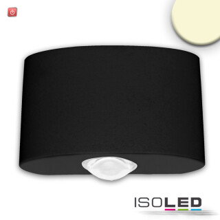 ISO113985 / LED Wandleuchte Up&Down 2*2W CREE, IP54, sandschwarz, warmweiß / 9009377068089