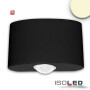 ISO113985 / LED Wandleuchte Up&Down 2*2W CREE, IP54, sandschwarz, warmweiß / 9009377068089