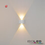 ISO113985 / LED Wandleuchte Up&Down 2*2W CREE, IP54, sandschwarz, warmweiß / 9009377068089