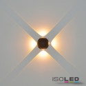 ISO113988 / LED Wandleuchte Up&Down 4*1W CREE, IP54, sandweiß, warmweiß / 9009377068157