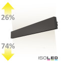 ISO113996 / LED Wandleuchte Linear Up+Down 900 30W, IP40, schwarz, warmweiß / 9009377068324
