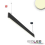 ISO113999 / LED Hängeleuchte Linear Up+Down 600, 25W, prismatisch, linear- u. 90° verbindbar, schwarz, warmweiß / 9009377068386