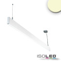 ISO114002 / LED Hängeleuchte Linear Up+Down 1200, 40W, prismatisch, linear- u. 90° verbindbar, weiß, warmweiß / 9009377068447