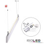 ISO114002 / LED Hängeleuchte Linear Up+Down 1200, 40W, prismatisch, linear- u. 90° verbindbar, weiß, warmweiß / 9009377068447