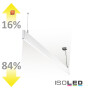 ISO114003 / LED Hängeleuchte Linear Up+Down 600, 25W, prismatisch, linear- u. 90° verbindbar, weiß, neutralweiß / 9009377068461