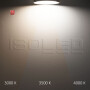 ISO114020 / LED Aufbau/Einbauleuchte Slim Flex, 6W, weiß, ColorSwitch 3000K|3500K|4000K / 9009377068959