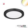 ISO114022 / LED Aufbau/Einbauleuchte Slim Flex, 6W, schwarz, ColorSwitch 3000K|3500K|4000K / 9009377068997
