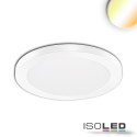 ISO114023 / LED Aufbau/Einbauleuchte Slim Flex, 12W, weiß, ColorSwitch 3000K|3500K|4000K / 9009377069017