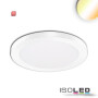 ISO114023 / LED Aufbau/Einbauleuchte Slim Flex, 12W, weiß, ColorSwitch 3000K|3500K|4000K / 9009377069017