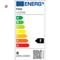 ISO114025 / LED Aufbau/Einbauleuchte Slim Flex, 12W, schwarz, ColorSwitch 3000K|3500K|4000K / 9009377069055