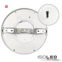 ISO114027 / LED Aufbau/Einbauleuchte Slim Flex, 18W, nickel gebürstet, ColorSwitch 3000K|3500K|4000K / 9009377069093