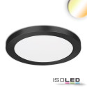 ISO114028 / LED Aufbau/Einbauleuchte Slim Flex, 18W, schwarz, ColorSwitch 3000K|3500K|4000K / 9009377069116