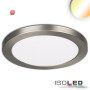 ISO114030 / LED Aufbau/Einbauleuchte Slim Flex, 24W, nickel gebürstet, ColorSwitch 3000K|3500K|4000K / 9009377069154
