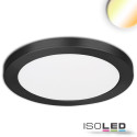 ISO114031 / LED Aufbau/Einbauleuchte Slim Flex, 24W, schwarz, ColorSwitch 3000K|3500K|4000K / 9009377069178