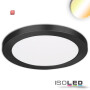 ISO114031 / LED Aufbau/Einbauleuchte Slim Flex, 24W, schwarz, ColorSwitch 3000K|3500K|4000K / 9009377069178