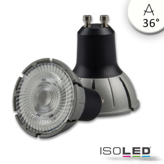 ISO113680 / GU10 Vollspektrum LED Strahler 7W COB, 36°, 4000K, dimmbar / 9009377061523