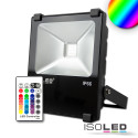 ISO113706 / LED Fluter 30W, RGB, IP66, inkl. Funk-Fernbedienung / 9009377062216