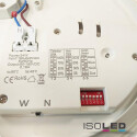 ISO113707 / LED Decken/Wandleuchte mit HF-Bewegungssensor 24W, IP54, ColorSwitch 3000K|4000K, weiß / 9009377062230
